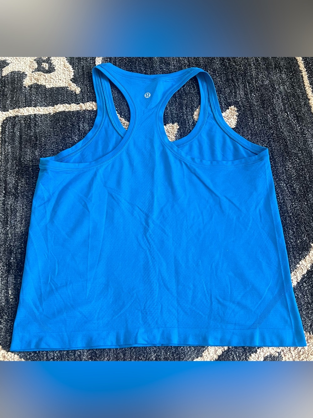 Lululemon Swiftly Tech Racerback Tank Top 2.0 *Race Length Blue Size 10 - Picture 5 of 6